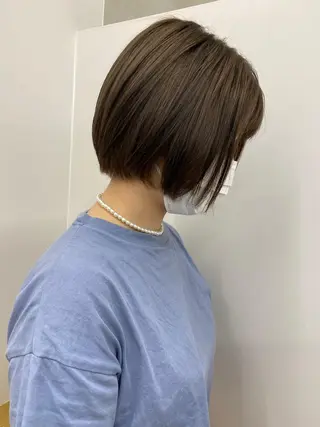 ショート カラー 韓国好き🇰🇷 美容師MIKUのヘアスタイル