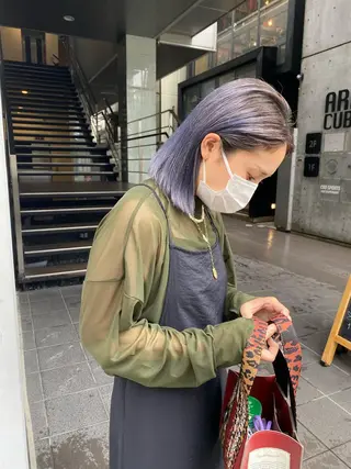 ミディアム カラー パーマ ヘアアレンジ メンズ キッズ ネイル マツエク・マツパ 🫧umu.🫧韓国 /レイヤーカットのヘアスタイル