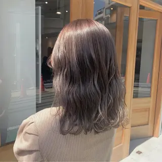 ミディアム カラー ヘアアレンジ REONA🪽✨薬院 レイヤーカット🫧のヘアスタイル
