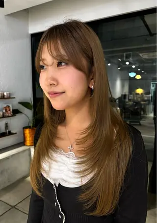 ロング 🎀抜け感ナチュラル 🎵asuna🪽のヘアスタイル