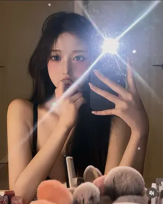 ロング カラー パーマ ヘアアレンジ メンズ キッズ 上品＆韓国風 🥀海心🥀のヘアスタイル