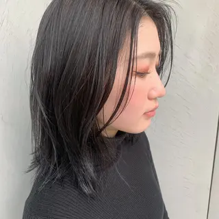 ミディアム カラー minami🪷 暖色カラーのヘアスタイル