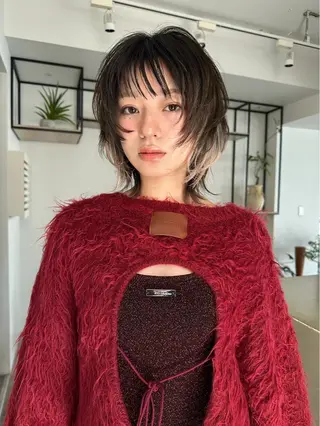 ミディアム カラー ヒヨリ /高円寺/パーマのヘアスタイル