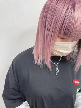 ミディアム カラー コレットヘアー 田中アヤノのヘアスタイル