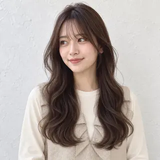 ロング カラー 銀座/モテ🤍垢抜け レイヤー/あさみのヘアスタイル