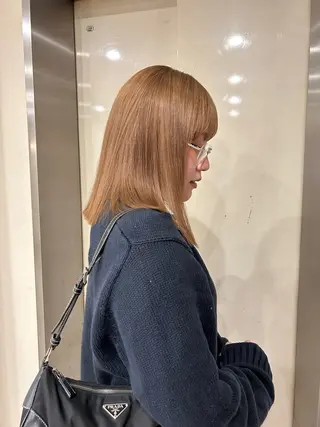 ミディアム hair&eye🎀 /momoKaのヘアスタイル