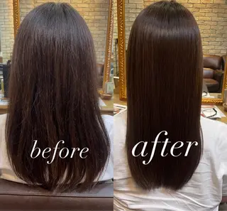 ミディアム 髪質改善矯正特化 🇰🇷amiruのヘアスタイル