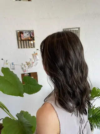 ロング カラー 🌸小掛🌸 豊橋外国人風カラーのヘアスタイル