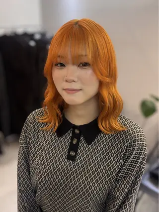 ミディアム カラー The Ect Q'n🍑MOMOのヘアスタイル