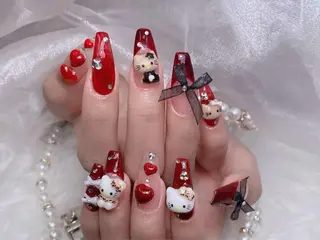 ネイル MoMoA Nail ネイル長さ出し専門店のネイルデザイン