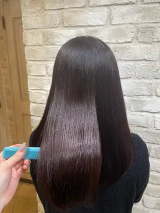 ロング カラー せきや こころのヘアスタイル
