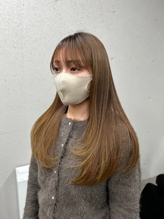 ロング 秦 海来のヘアスタイル