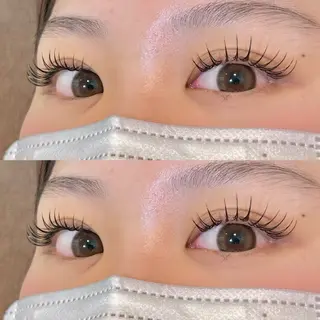 マツエク・マツパ 艶カラー/ マツエクrisa🎀のヘアスタイル