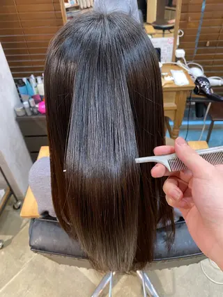 ダメージレス縮毛矯正 /カラー/あさみ🌈のヘアスタイル