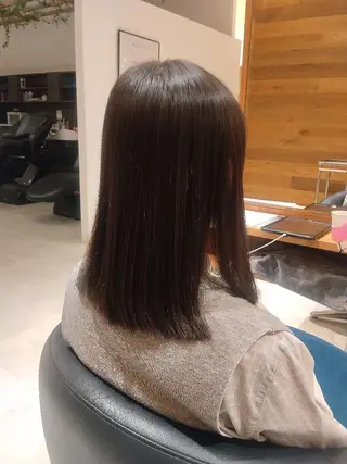 セミロング 合田 美空のヘアスタイル
