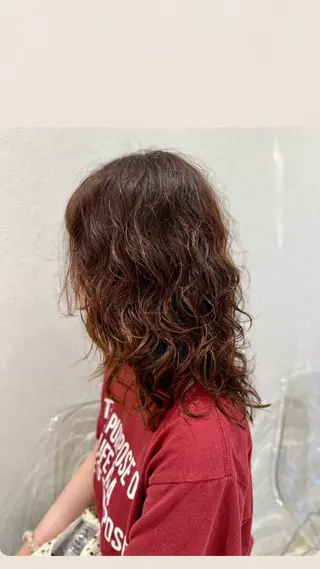 ロング パーマ VISAGE dio /みゆのヘアスタイル