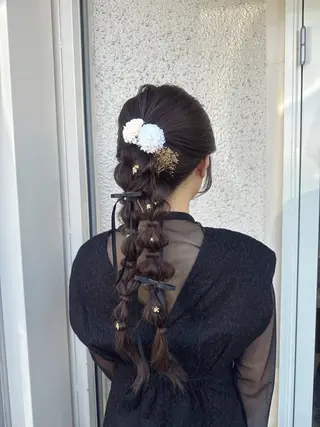 ヘアアレンジ 🍒透明感カラー /ダブルカラー🍒のヘアスタイル