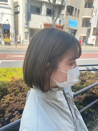 ショート カラー ヘアアレンジ TSUNA 🌙 Lim 五反田のマツエク・マツパデザイン