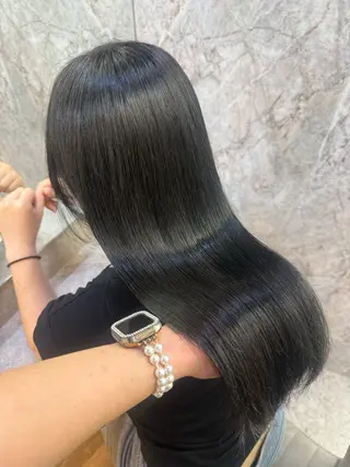 ロング カラー 💎あおい💎大宮 🦋ワンカラー🦋のヘアスタイル