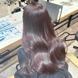 ロング 🍃オリーブ/透明感 カラー/ shoのヘアスタイル
