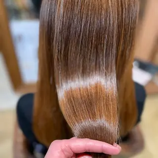 ロング 髪質改善縮毛矯正 美容師✂️山崎竜二のヘアスタイル