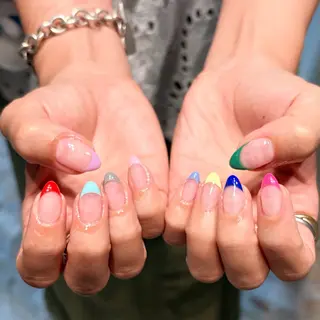 ネイル ミチ💖下北沢 icebbleuのネイルデザイン
