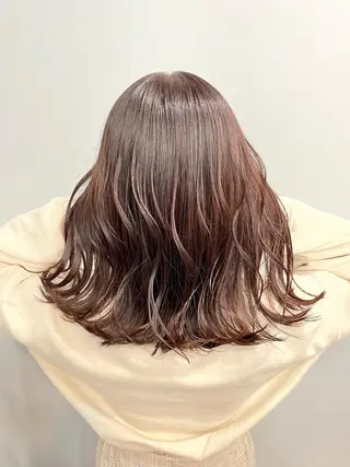 ミディアム カラー ✨綺麗が続くカット ✨/星野六三四のヘアスタイル