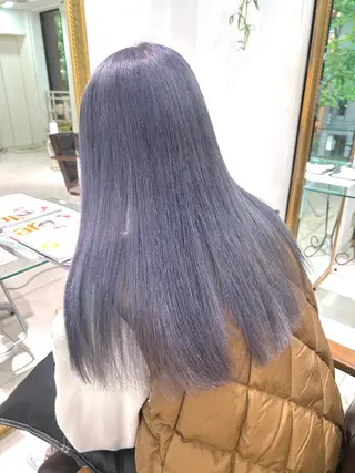 ロング カラー 透明感カラー ai🫧🪞のヘアスタイル