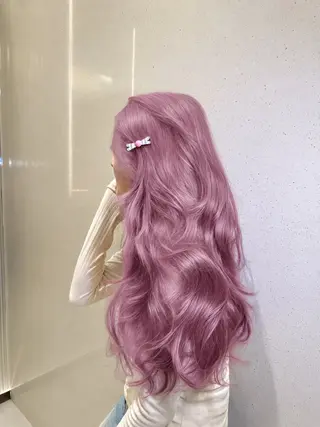 セミロング カラー ヘアアレンジ 透明感カラー🎀艶髪 Anju/渋谷🎀のヘアスタイル