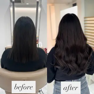 ロング 赤み消し透明感カラー オオヤマのヘアスタイル