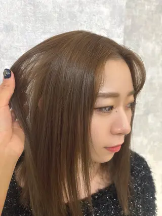 ミディアム 🌐NATSUMI 🌐【寒色カラー】のヘアスタイル