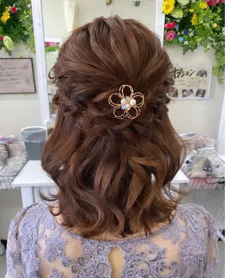 ヘアアレンジ ヘアセットサロン ココのヘアスタイル