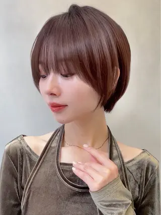 ショート カラー 艶髪矯正🫧Lir ゆいのヘアスタイル