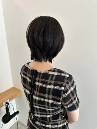 ショート レイヤー/ナチュラル 💐nao.のヘアスタイル