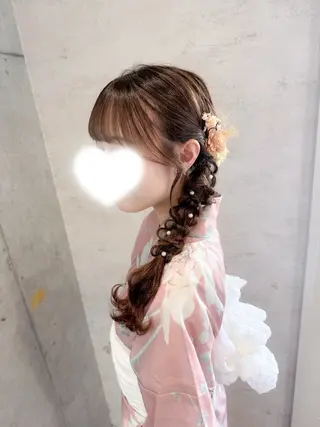ヘアアレンジ はやしほのか｜ ヘアセット×カラーのヘアスタイル