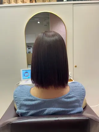 ミディアム パーマ 横浜カラー/ブリーチ 💭SAKI💫のヘアスタイル
