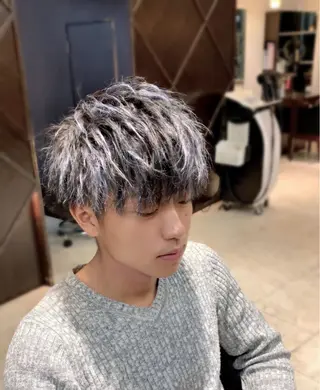 カラー パーマ メンズ メンズ専門 井藤 雅也のヘアスタイル