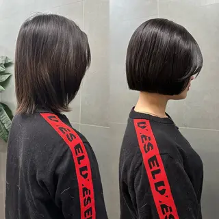 ミディアム 小林 夢羽のヘアスタイル