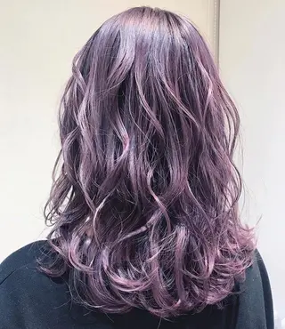ロング カラー パーマ 古川 琴美のヘアスタイル