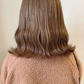 ミディアム カラー 清水 亮太／赤み消しカラーのヘアスタイル