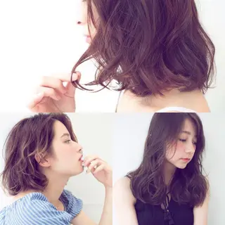 ミディアム カラー 内藤 達也のヘアスタイル