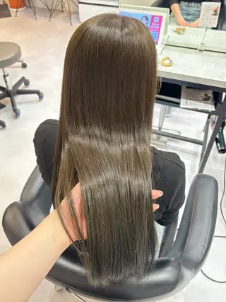 ロング カラー 赤み消し透明感🤍 髪質改善🌙/伽音のヘアスタイル