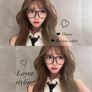 ロング 🎀 レイヤーカット カラー / 錦糸町のヘアスタイル