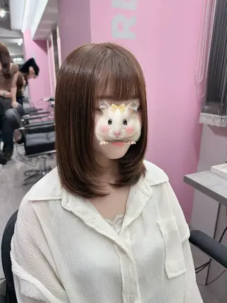 ミディアム Ryuya RLINOのヘアスタイル