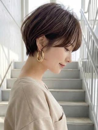 ショート カラー 無料募集/大人可愛い ショートカット 日向のヘアスタイル