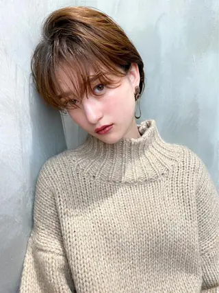ショート カラー 🉐レイヤー/塩見 弘樹🉐渋谷のヘアスタイル