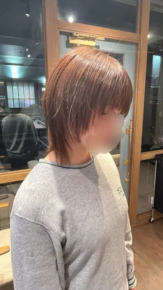 ミディアム 赤み消し艶カラー🍒 髪質改善　KAIのヘアスタイル