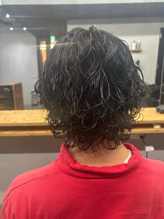 ミディアム パーマ メンズ メンズ支持率NO.1 マサキのヘアスタイル