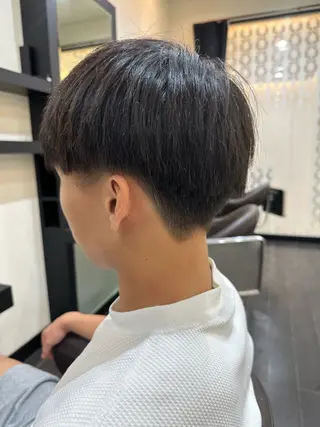 メンズ ナチュラルヘア 神田一瑳のヘアスタイル