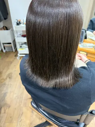 ミディアム カラー ✨艶髪✨ 奈須晴香のヘアスタイル